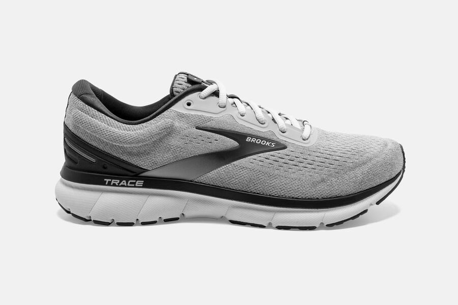 Brooks Trace Road Running Shoes Mens - Grey - BLMPK-3482